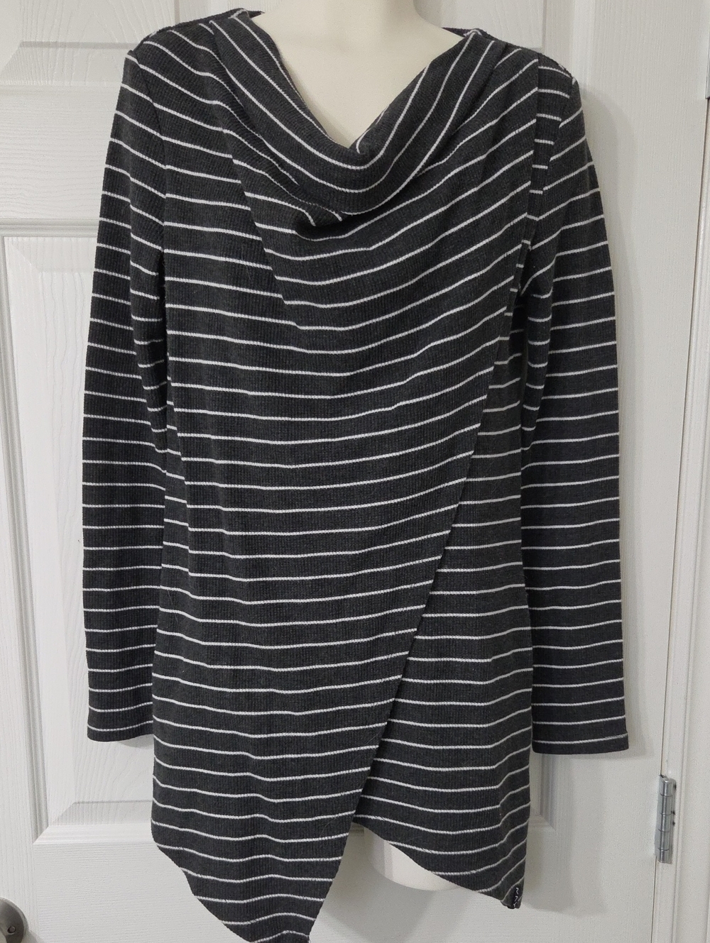 Marc New York Jersey Grey Striped Tunic